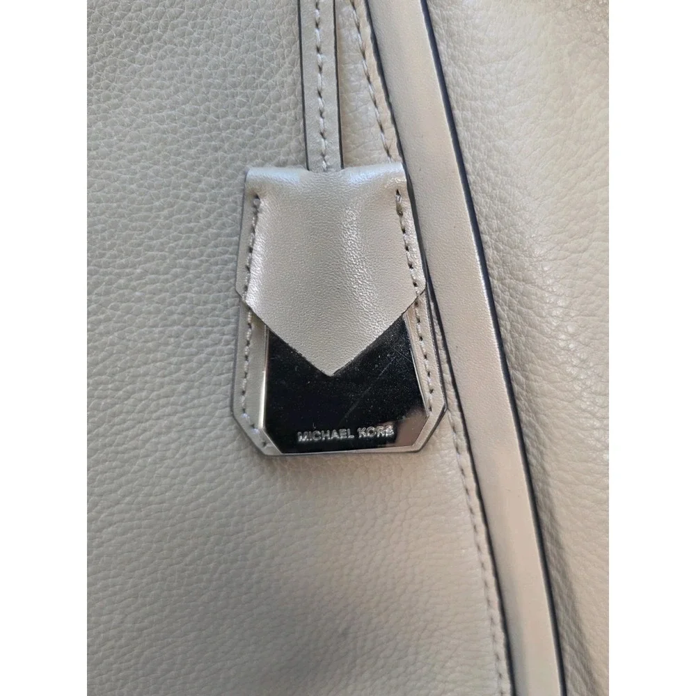 Michael Kors Large Whitney Top Zip Tote‎ Satchel in Oat